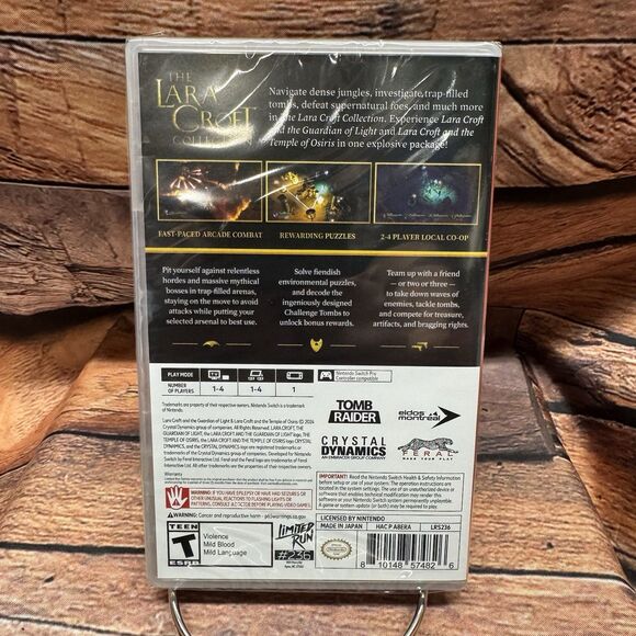 The Lara Croft Collection Nintendo Switch Limited Run Games #236 LRG New Sealed - Picture 2 of 6